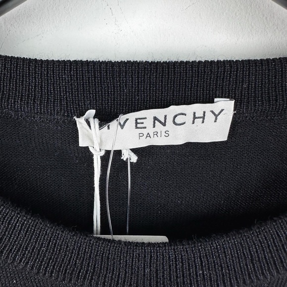 Givenchy Black Wool Long Sleeve T-Shirt - Picture 4 of 5